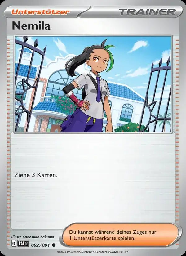 Nemila 082/091 – Pokémon Paldeas Schicksale Karte