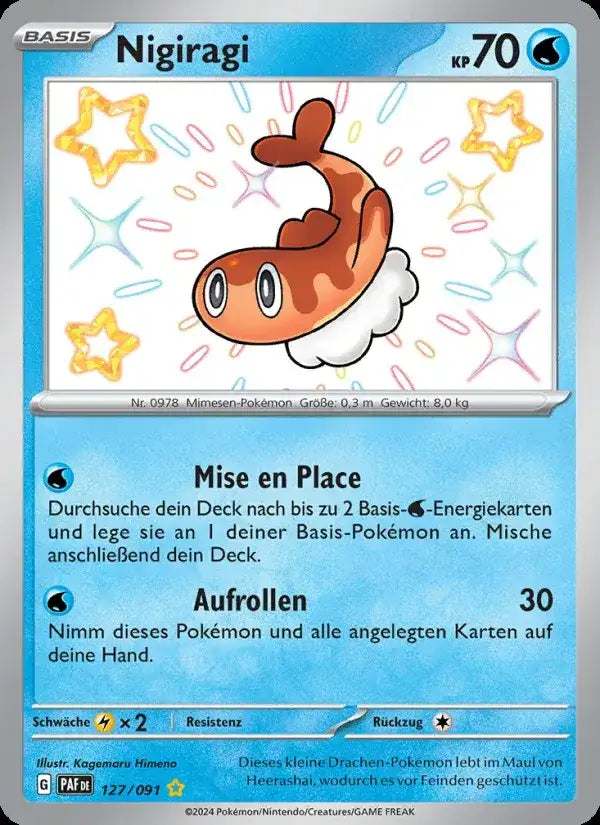Nigiragi 127/091 – Pokémon Paldeas Schicksale Karte