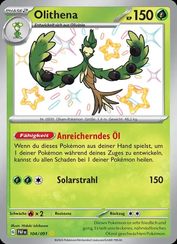 Olithena 104/091 – Pokémon Paldeas Schicksale Karte