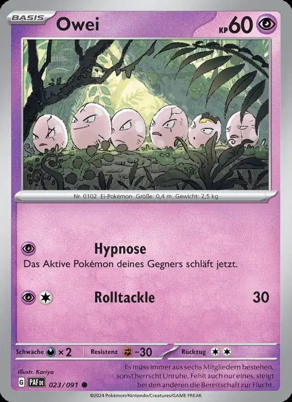 Owei 023/091 – Pokémon Paldeas Schicksale Karte