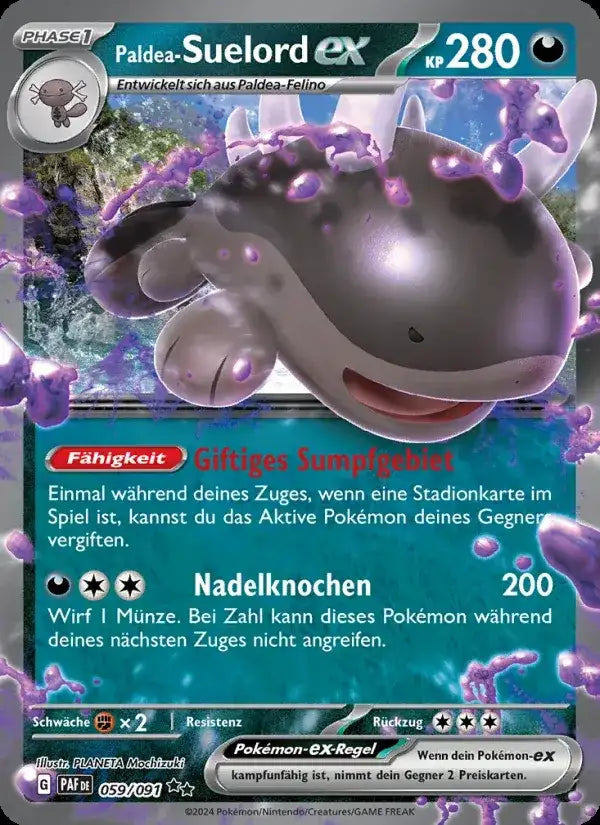 Paldea suelord ex 059/091 – Pokémon Paldeas Schicksale Karte