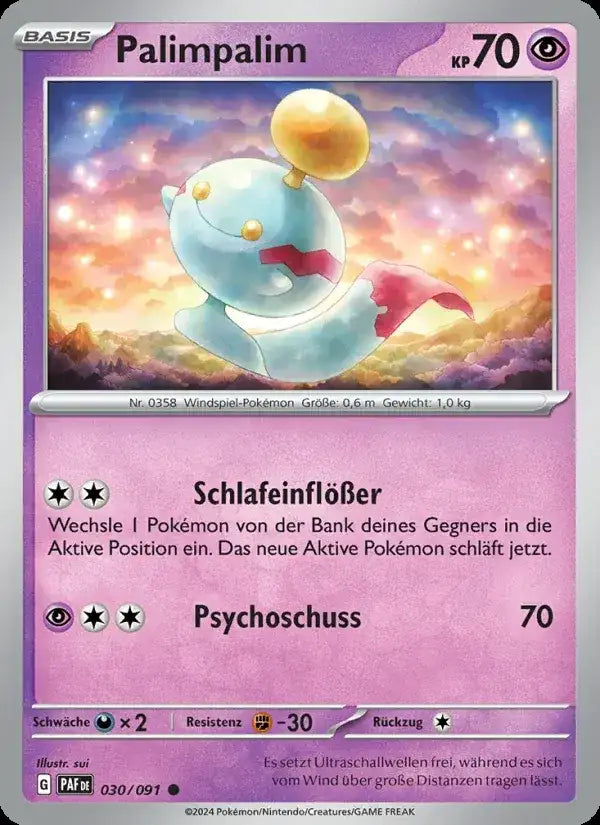 Palimpalim 030/091 – Pokémon Paldeas Schicksale Karte