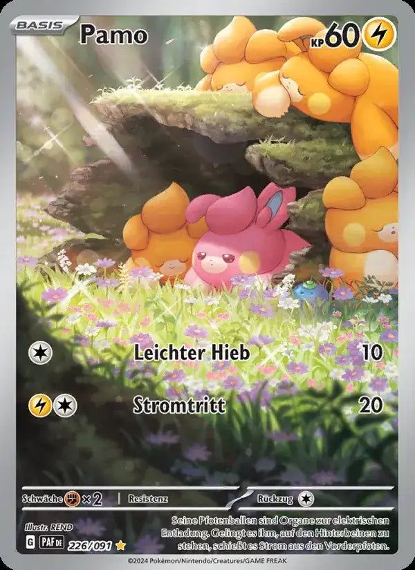 Pamo 226/091 – Pokémon Paldeas Schicksale Karte
