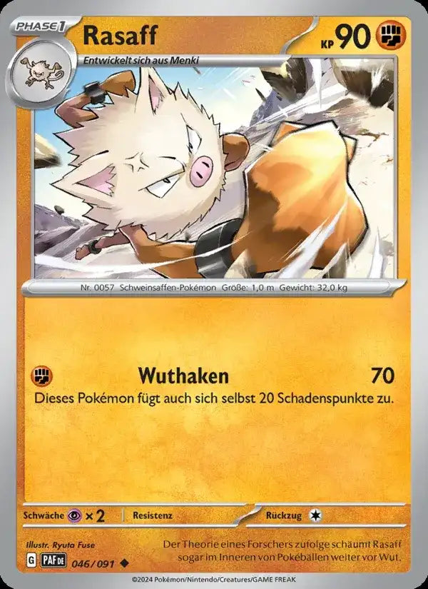 Rasaff 046/091 – Pokémon Paldeas Schicksale Karte