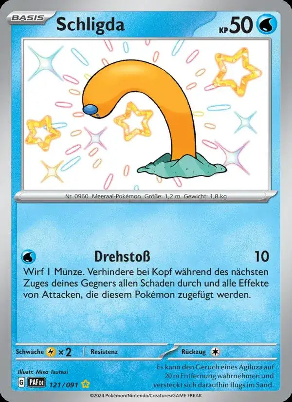 Schligda 121/091 – Pokémon Paldeas Schicksale Karte