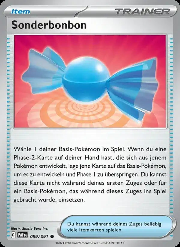Sonderbonbon 089/091 – Pokémon Paldeas Schicksale Karte