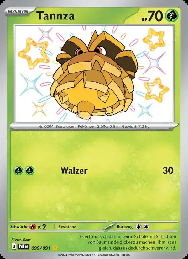 Tannza 099/091 – Pokémon Paldeas Schicksale Karte