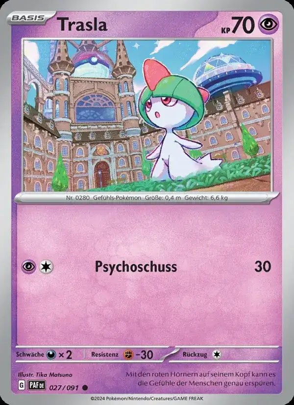 Trasla 027/091 – Pokémon Paldeas Schicksale Karte
