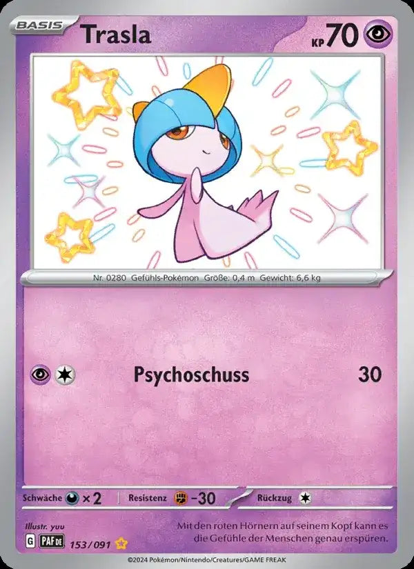 Trasla 153/091 – Pokémon Paldeas Schicksale Karte