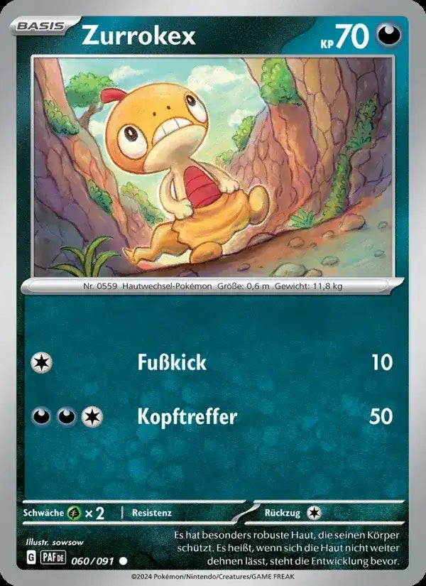 Zurrokex 060/091 – Pokémon Paldeas Schicksale Karte