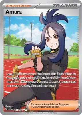 Amura 250/193 – Pokémon Entwicklungen in Paldea Karte