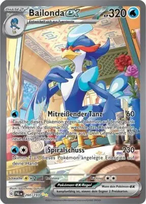 Bailonda ex 260/193 – Pokémon Entwicklungen in Paldea Karte