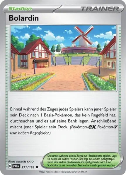 Bolardin 171/193 – Pokémon Entwicklungen in Paldea Karte