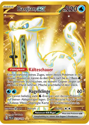 Chien Pao ex 274/193 – Pokémon Entwicklungen in Paldea Karte