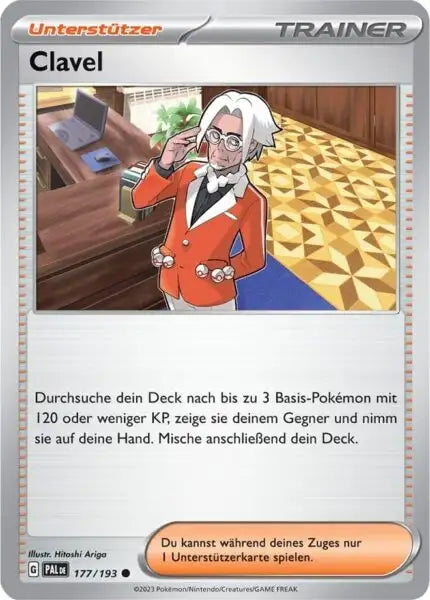 Clavel 177/193 – Pokémon Entwicklungen in Paldea Karte