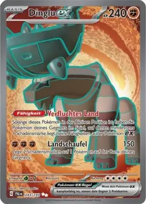 Dinglu ex 243/193 – Pokémon Entwicklungen in Paldea Karte