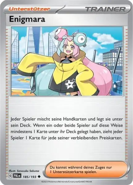 Enigmara 185/193 – Pokémon Entwicklungen in Paldea Karte