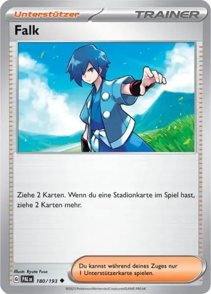 Falk 180/193 – Pokémon Entwicklungen in Paldea Karte