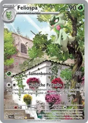 Feliospa 197/193 – Pokémon Entwicklungen in Paldea Karte