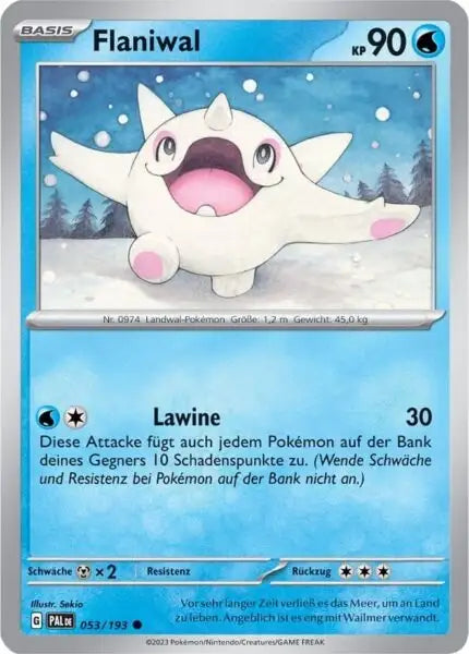 Flaniwal 053/193 – Pokémon Entwicklungen in Paldea Karte