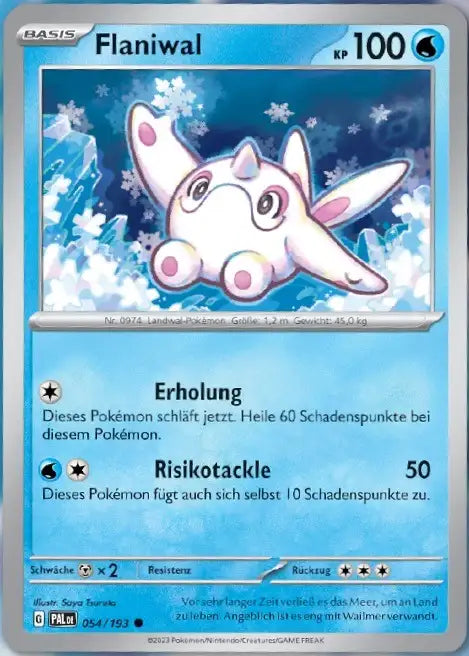 Flaniwal 054/193 – Pokémon Entwicklungen in Paldea Karte