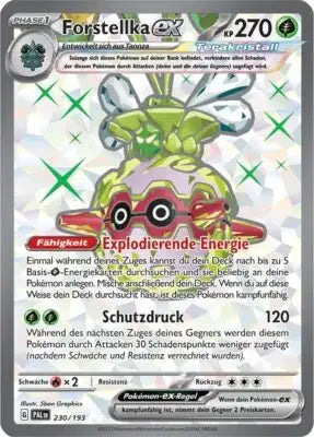 Forstellka ex 230/193 – Pokémon Entwicklungen in Paldea Karte