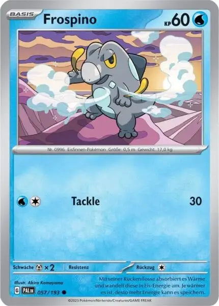 Frospino 057/193 – Pokémon Entwicklungen in Paldea Karte