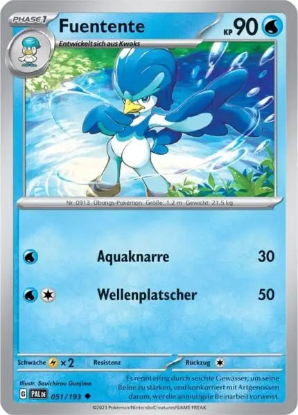 Fuentente 051/193 – Pokémon Entwicklungen in Paldea Karte