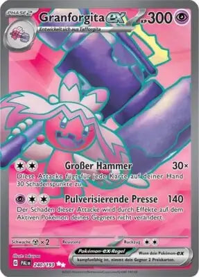Granforgita ex 240/193 – Pokémon Entwicklungen in Paldea Karte