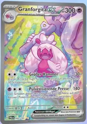 Granforgita ex 262/193 – Pokémon Entwicklungen in Paldea Karte