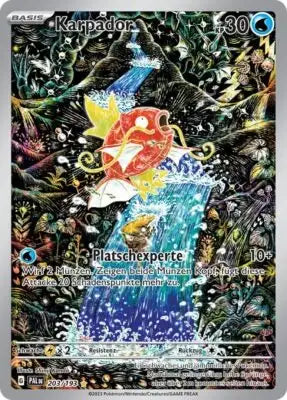 Karpador 203/193 – Pokémon Entwicklungen in Paldea Karte