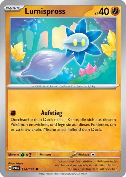 Lumispross 124/193 – Pokémon Entwicklungen in Paldea Karte