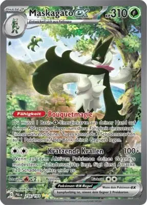 Maskagato ex 256/193 – Pokémon Entwicklungen in Paldea Karte