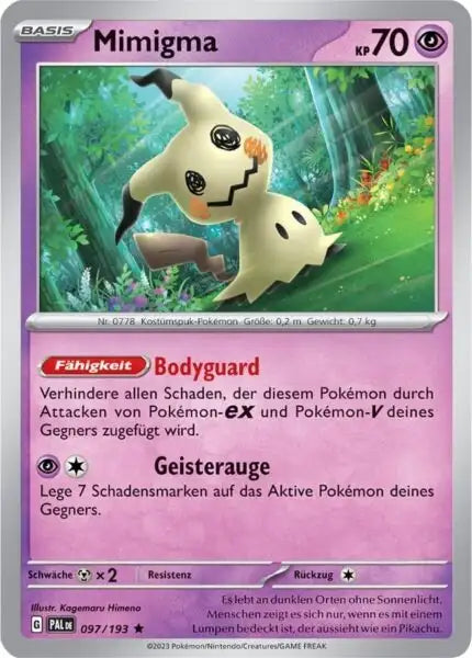 Mimigma 097/193 – Pokémon Entwicklungen in Paldea Karte