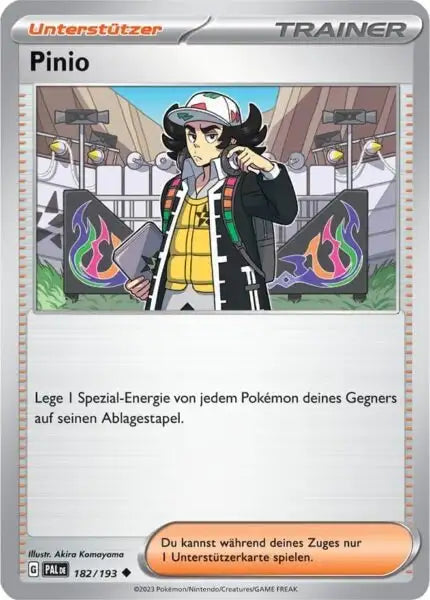Pinio 182/193 – Pokémon Entwicklungen in Paldea Karte