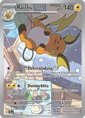 Raichu 211/193 – Pokémon Entwicklungen in Paldea Karte