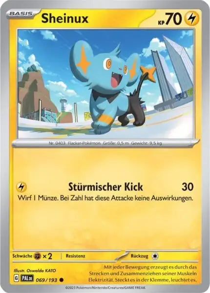Sheinux 069/193 – Pokémon Entwicklungen in Paldea Karte