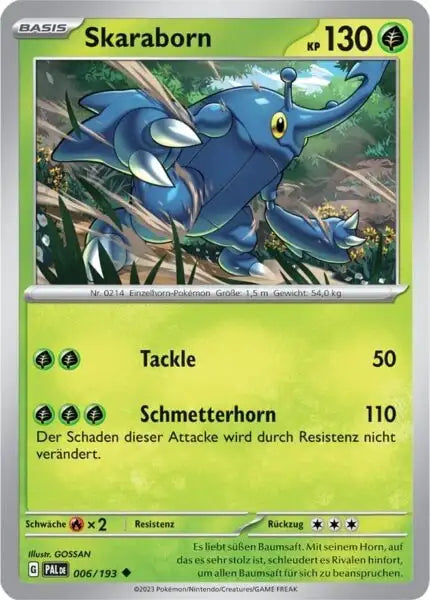 Skaraborn 006/193 – Pokémon Entwicklungen in Paldea Karte