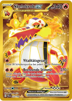 Skelokrok ex Skeledirge ex 272/193 – Pokémon Entwicklungen in Paldea Karte