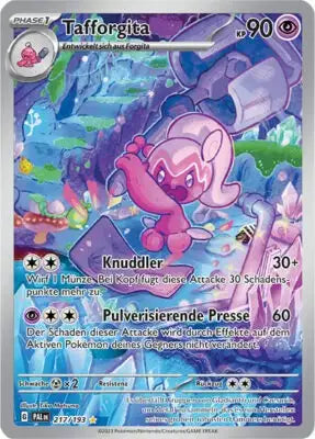 Tafforgita 217/193 – Pokémon Entwicklungen in Paldea Karte