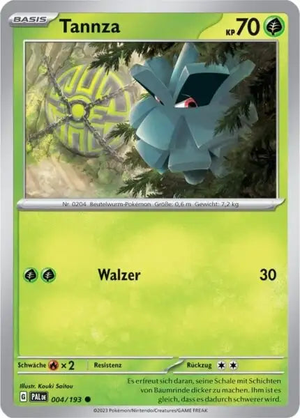 Tannza 004/193 – Pokémon Entwicklungen in Paldea Karte