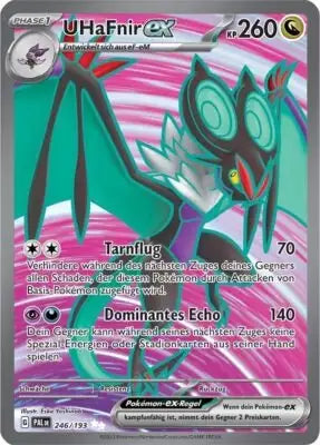 UHaFnir ex 246/193 – Pokémon Entwicklungen in Paldea Karte