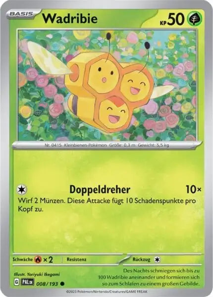 Wadribie 008/193 – Pokémon Entwicklungen in Paldea Karte