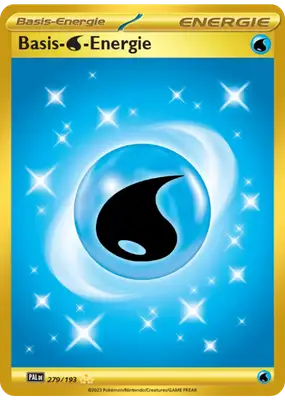 Wasser Energie 279/193 – Pokémon Entwicklungen in Paldea Karte