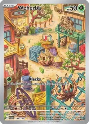 Weherba 198/193 – Pokémon Entwicklungen in Paldea Karte