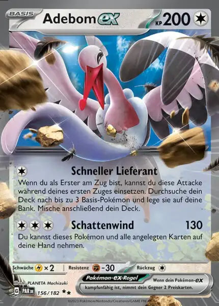 Adebom ex PAR DE 156/182 – Pokémon Paradoxrift Karte