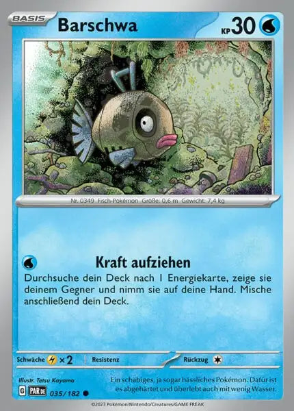 Barschwa PAR DE 035/182 – Pokémon Paradoxrift Karte