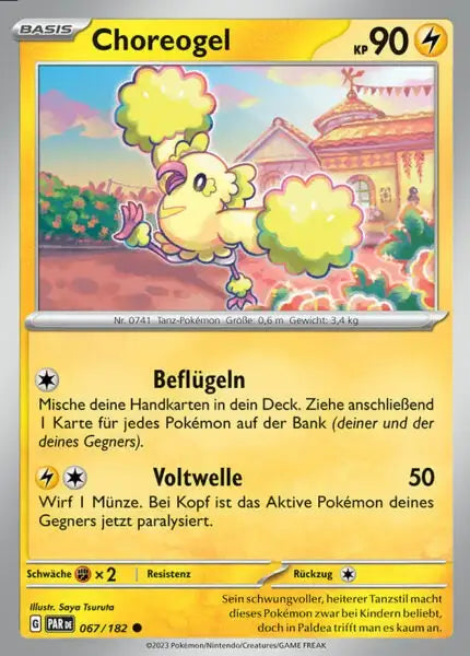 Choreogel PAR DE 067/182 – Pokémon Paradoxrift Karte