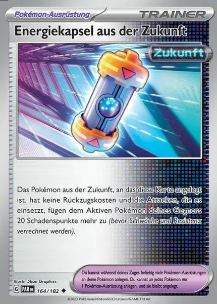 Energiekapsel aus der Zukunft PAR DE 164/182 – Pokémon Paradoxrift Karte