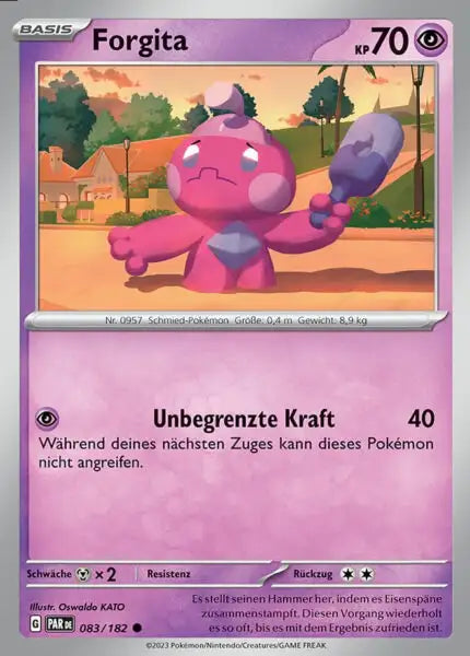 Forgita PAR DE 083/182 – Pokémon Paradoxrift Karte